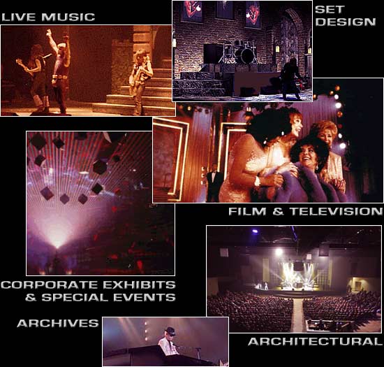 stage and set lighting for events, movies, TV